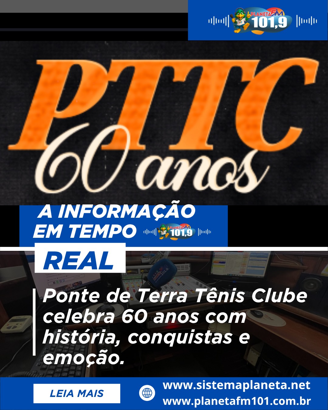 Ponte de Terra Tênis Clube celebra 60 anos com história, conquistas e emoção.