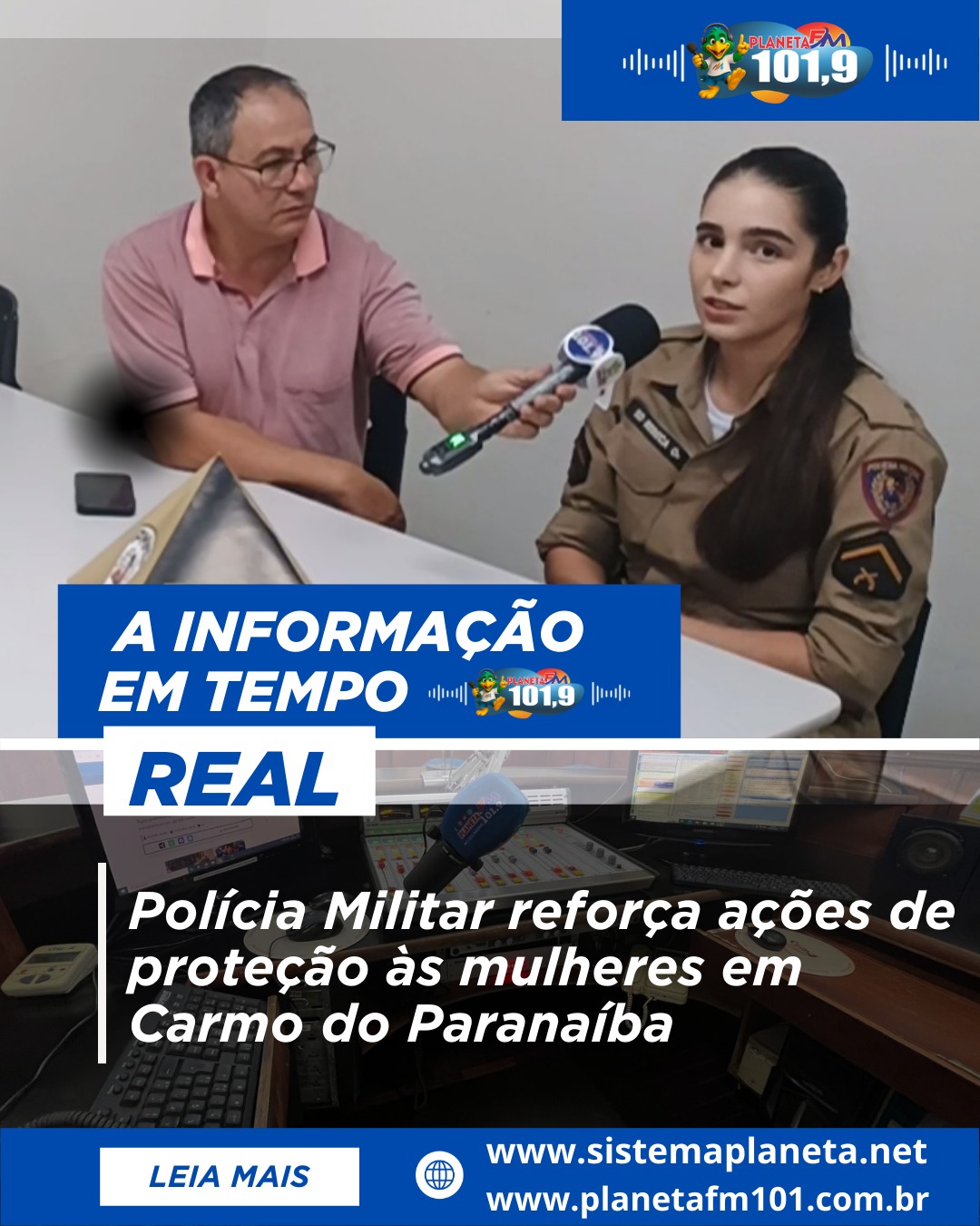 Polícia Militar reforça ações de proteção às mulheres em Carmo do Paranaíba