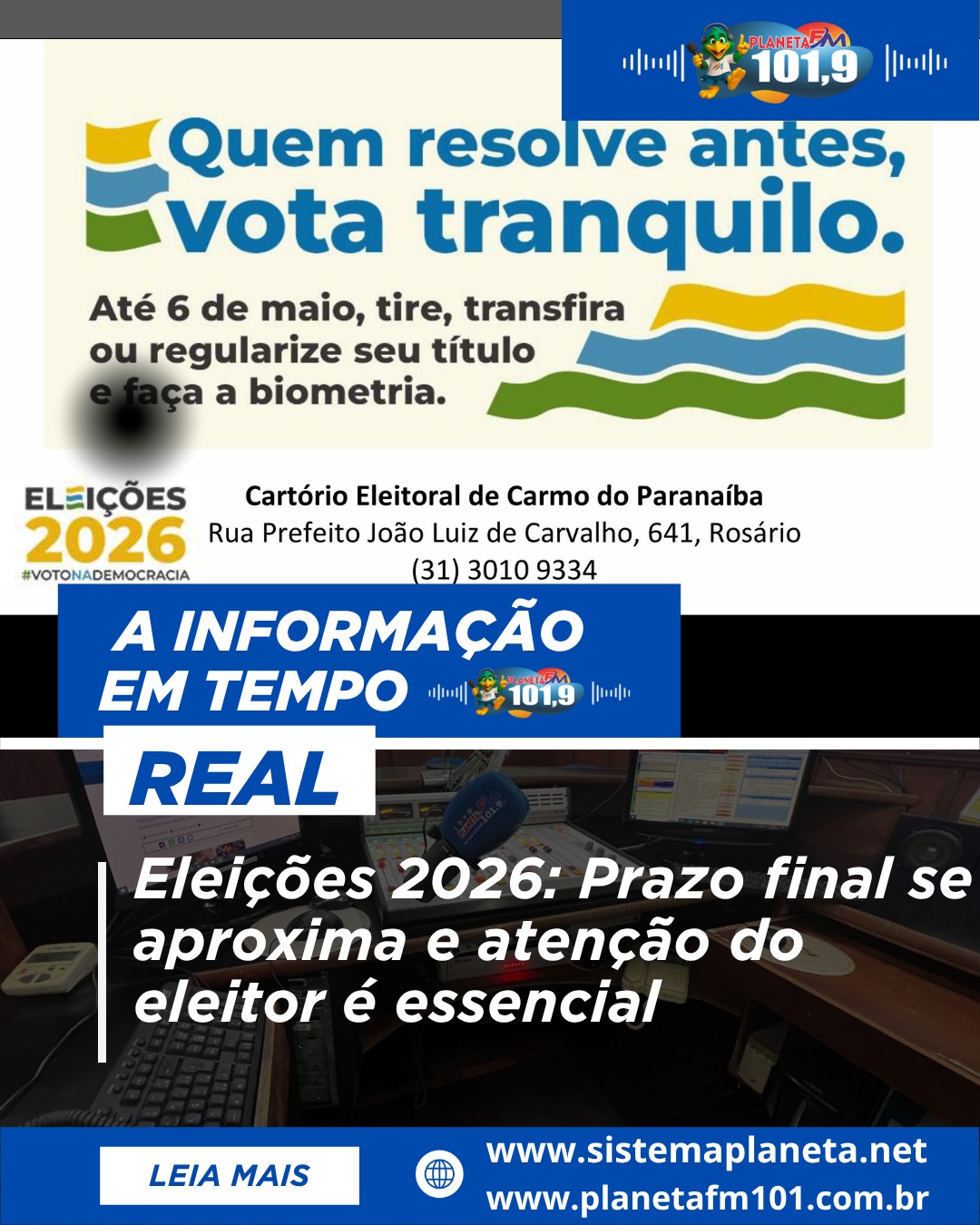 Eleições 2026: Prazo final se aproxima e atenção do eleitor é essencial