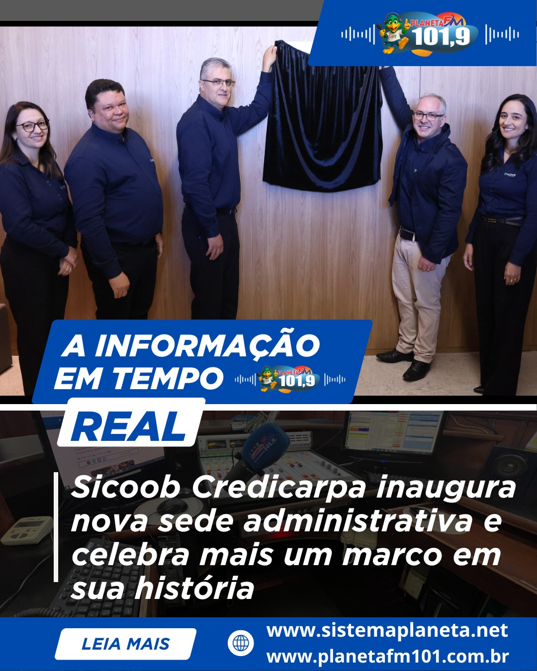 Sicoob Credicarpa inaugura nova sede administrativa e celebra mais um marco em sua história
