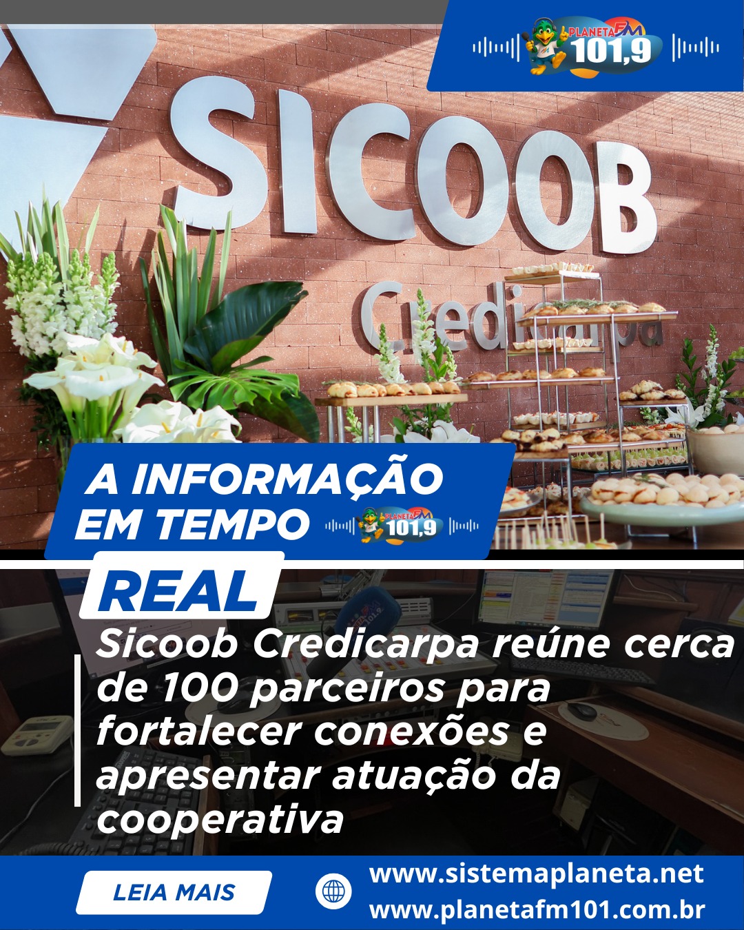 Sicoob Credicarpa reúne cerca de 100 parceiros para fortalecer conexões e apresentar atuação da cooperativa