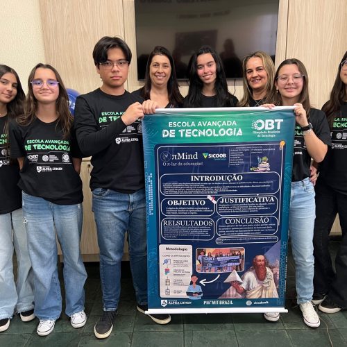 Alunos do 9º ano conquistam medalhas de ouro e prata na Olimpíada Brasileira de Tecnologia