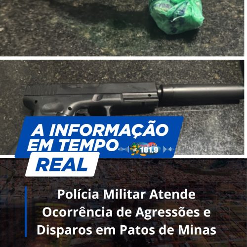 Polícia Militar Atende Ocorrência de Agressões e Disparos em Patos de Minas