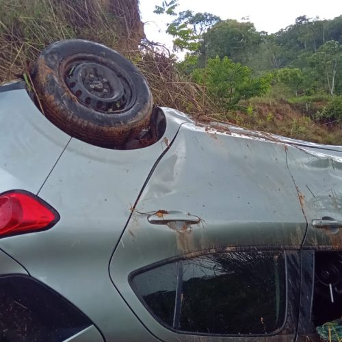 Acidente de Trânsito sem Vítimas na BR 352 em Lagoa Formosa