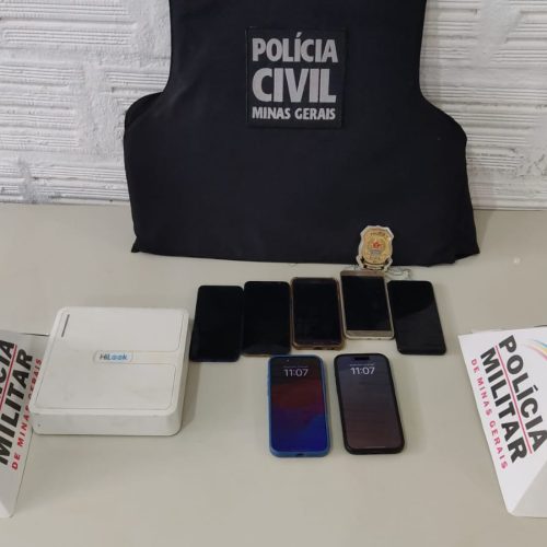 Operação Conjunta em Carmo do Paranaíba Resulta em Prisão e Apreensão de Celulares