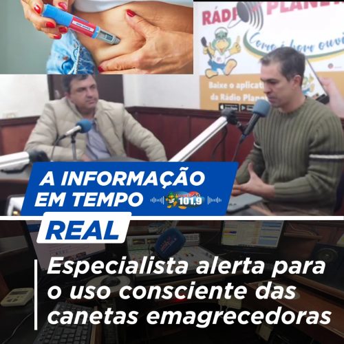 Especialista alerta para o uso consciente das canetas emagrecedoras