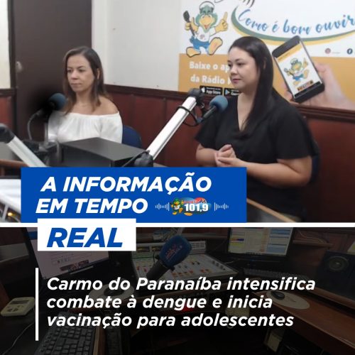 Carmo do Paranaíba intensifica combate à dengue e inicia vacinação para adolescentes
