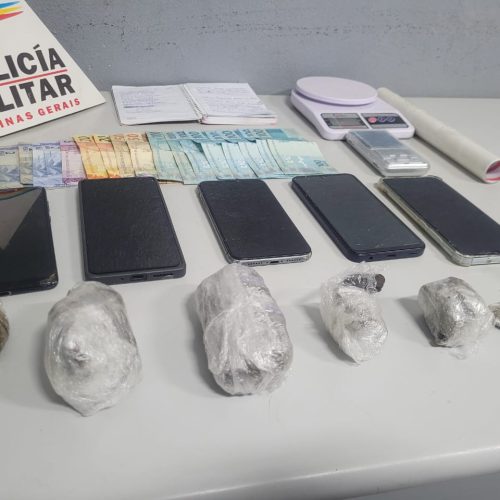 Polícia Militar Desmantela Esquema de Tráfico “Delivery” em Patos de Minas