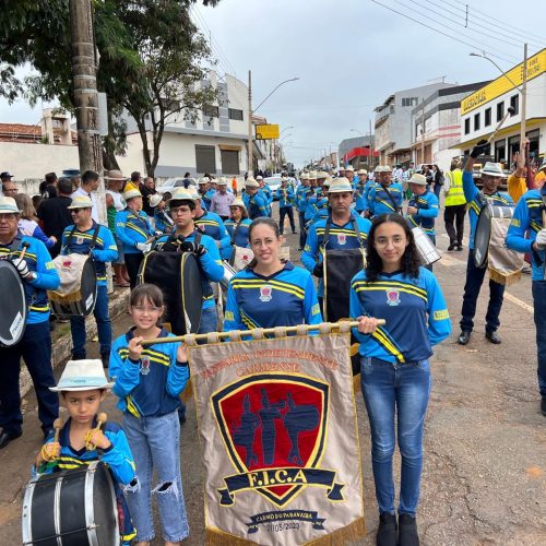FICA celebra 2 anos com grande encontro de fanfarras em Carmo do Paranaíba