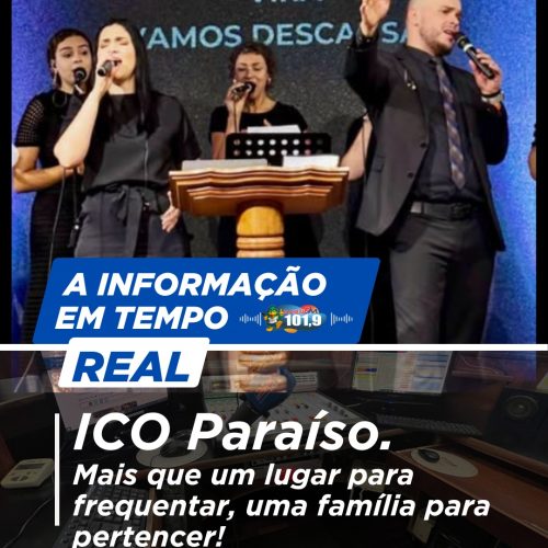ICO Paraíso.  Mais que um lugar para frequentar, uma família para pertencer!