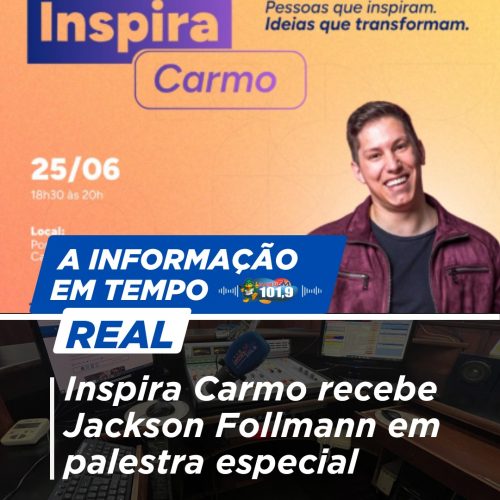 Inspira Carmo recebe Jackson Follmann sobrevivente do vôo da Chapecoense, em palestra especial