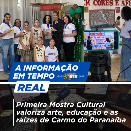 Primeira Mostra Cultural valoriza arte, educação e as raízes de Carmo do Paranaíba