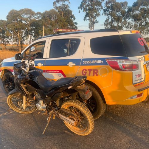 Polícia Militar Rodoviária Prende Motociclista por Dirigir Sob Efeito de Álcool, Sem CNH e com Veículo sem Placa