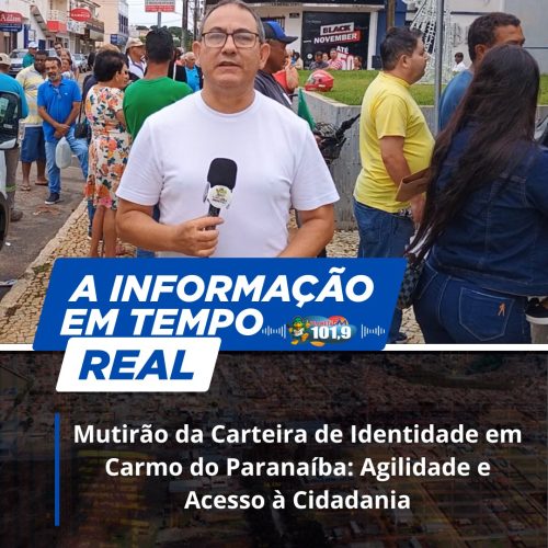 Mutirão da Carteira de Identidade em Carmo do Paranaíba: Agilidade e Acesso à Cidadania