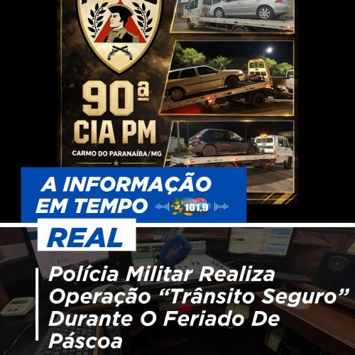 Polícia Militar Realiza Operação “Trânsito Seguro” Durante O Feriado De Páscoa