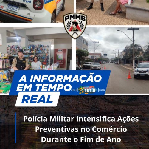 Polícia Militar Intensifica Ações Preventivas no Comércio Durante o Fim de Ano