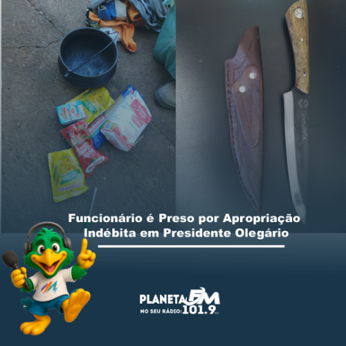 Funcionário é Preso por Apropriação Indébita em Presidente Olegário
