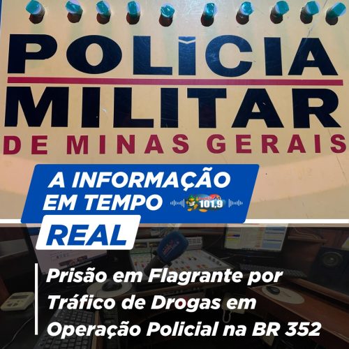 Prisão em Flagrante por Tráfico de Drogas em Operação Policial na BR 352