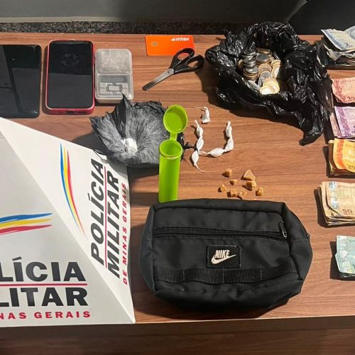 Ação Rápida da PM Desvenda Tráfico Após Denúncia de Tiro