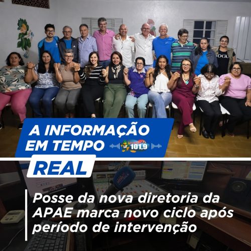 Posse da nova diretoria da APAE marca novo ciclo após período de intervenção
