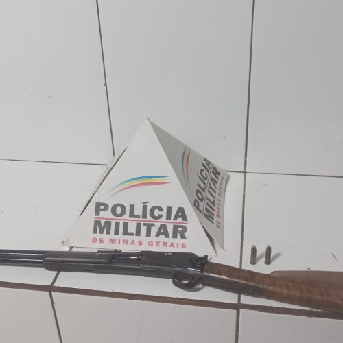Polícia Militar Apreende Arma de Fogo e Munições em Comunidade Rura