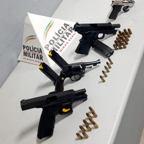 Homem é Preso por Posse Ilegal de Armas de Fogo em Patos de Minas