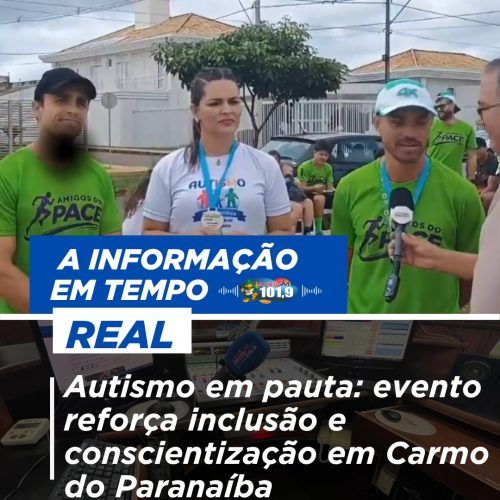Autismo: evento em Carmo do Paranaíba reforça inclusão e conscientização