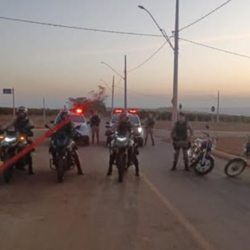 Operação conjunta – Ações de segurança em Carmo do Paranaíba/MG