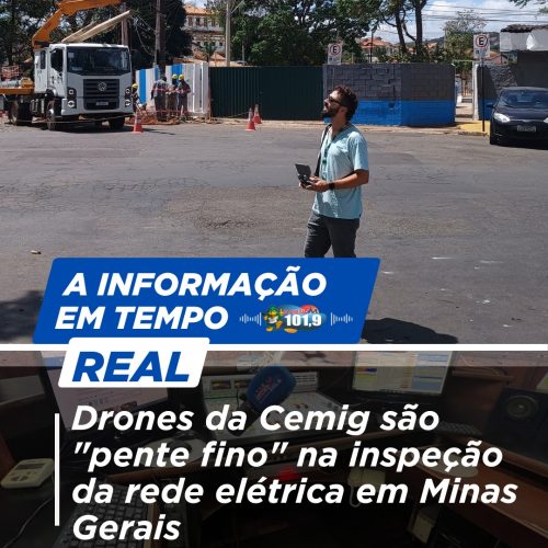 Drones da Cemig são “pente fino” na inspeção da rede elétrica em Minas Gerais 