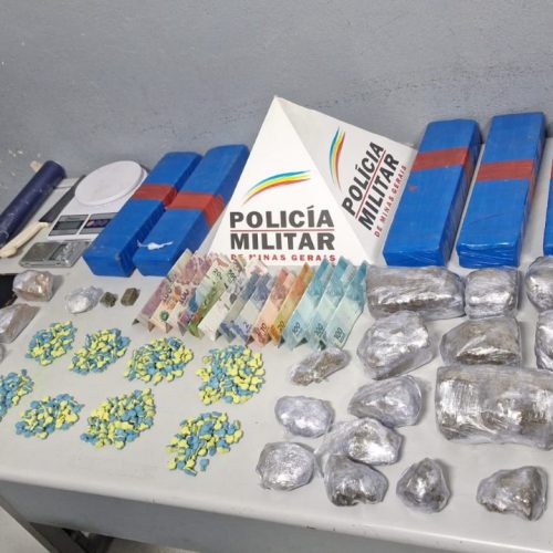 Polícia Militar Apreende Grande Quantidade de Drogas e Prende Homem por Tráfico em Patos de Minas