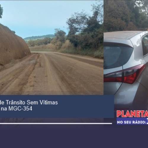 Ocorrência de Trânsito Sem Vítimas é Registrada na MGC-354