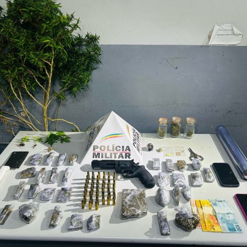 Prisões por Tráfico de Drogas e Posse de Arma de Uso Restrito em Patos de Minas