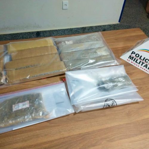 Polícia Militar Apreende Drogas e Prende Dois Homens em São Gotardo