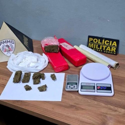 Polícia Militar Prende Homem por Tráfico de Drogas e Ameaça em São Gotardo
