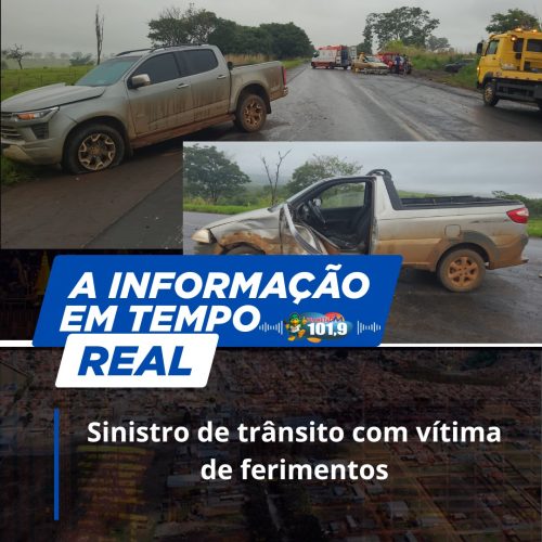 Sinistro de trânsito com vítima de ferimentos